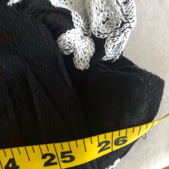 Anthropologie Liv Los Angeles Flutter Sleeve Embroidered Boho Cottagecore Top - Picture 10 of 17